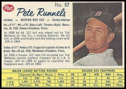 57 Pete Runnels